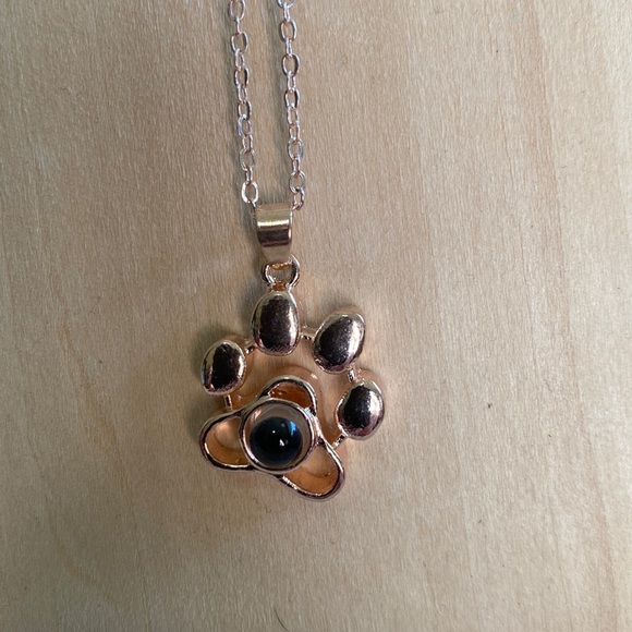 Paw 🐾 Print Necklace - Picture 1 of 4